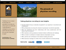 Tablet Screenshot of mountainmedgroup.com
